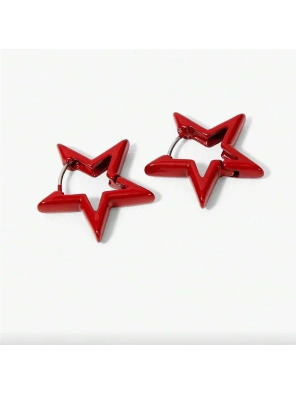 Red StarEarrings Q769